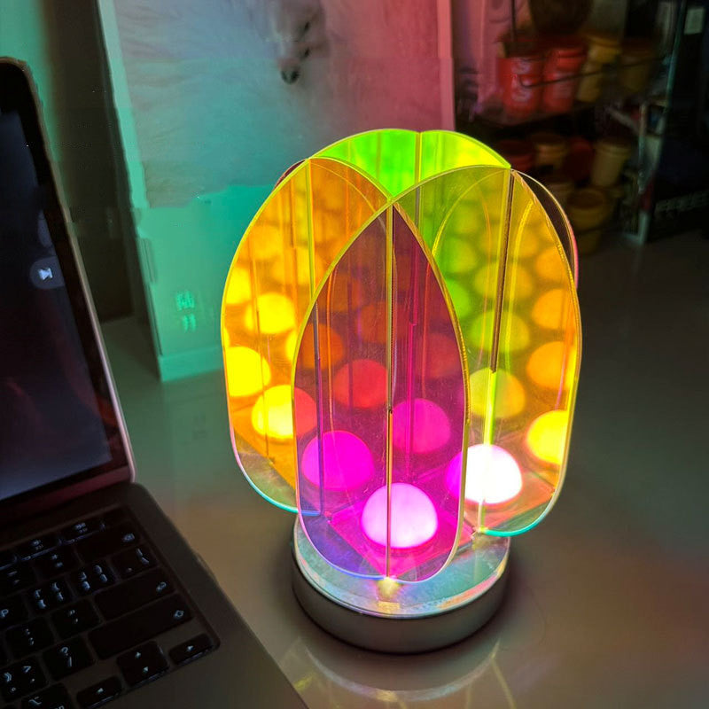 Colorful Acrylic Indoor Soft Decorative Table Lamp