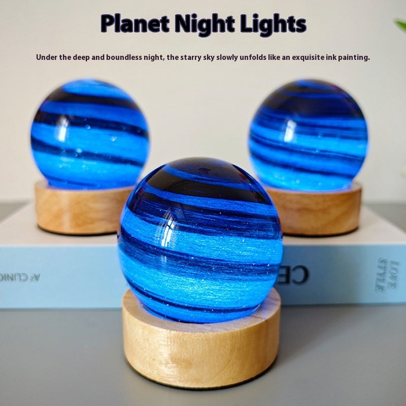 Planet Small Night Bedside Lamp