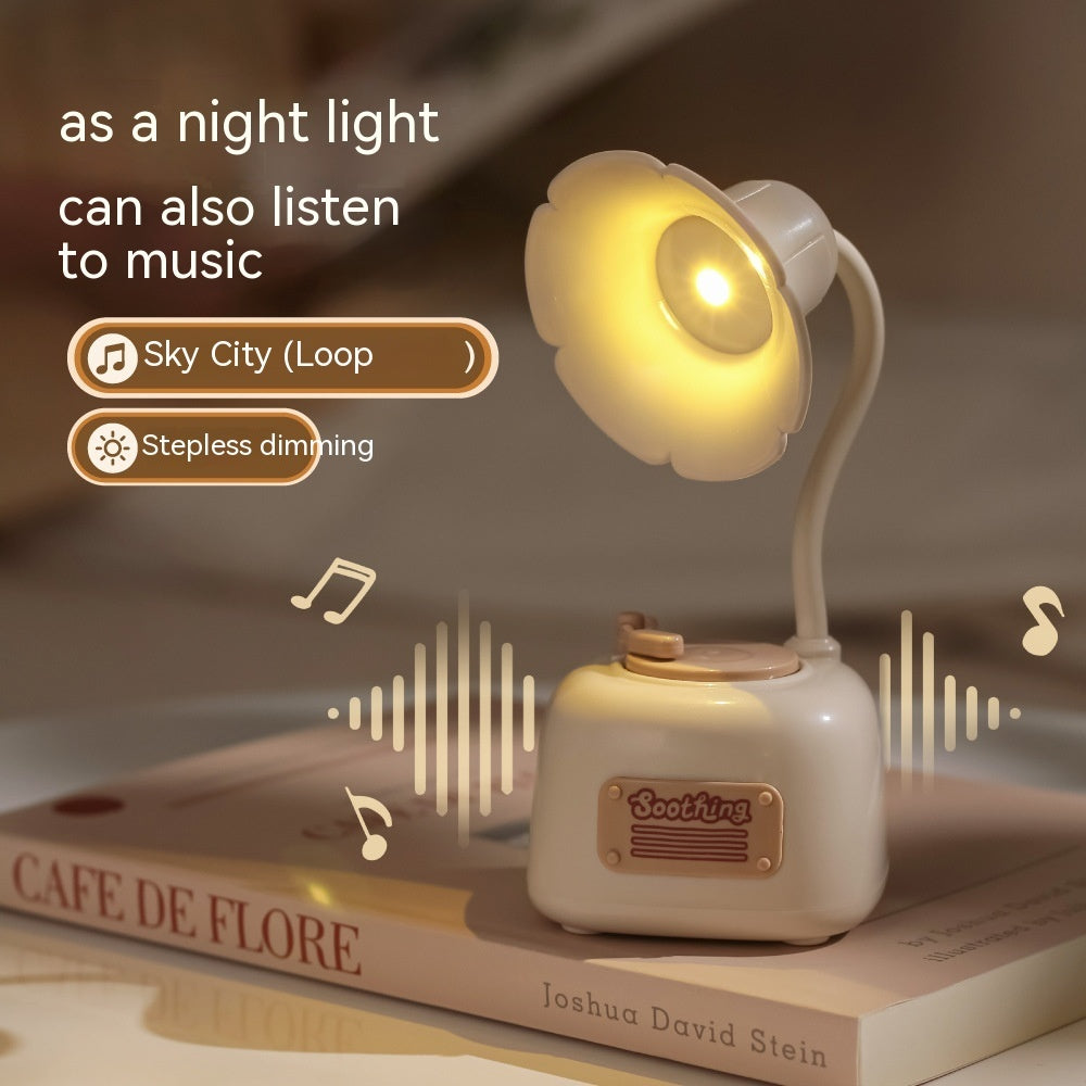 Creative Retro Phonograph Lamp Electrodeless Dimming Light