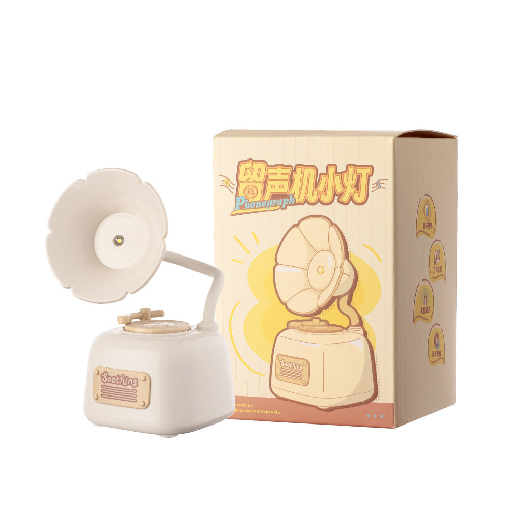 Creative Retro Phonograph Lamp Electrodeless Dimming Light